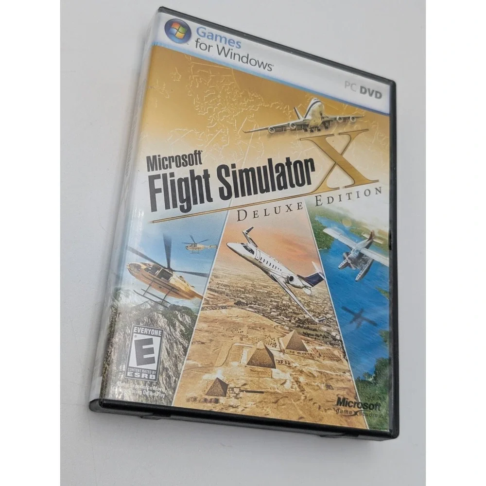 Microsoft Flight Simulator X: Deluxe Edition (PC, 2006) Complete w/ Product Key